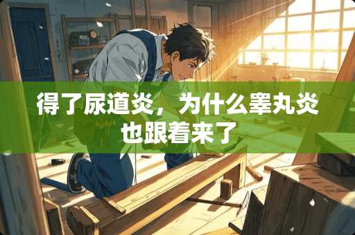得了尿道炎，为什么**炎也跟着来了