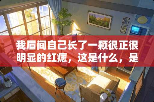 我眉间自己长了一颗很正很明显的红痣，这是什么，是美人痣吗？