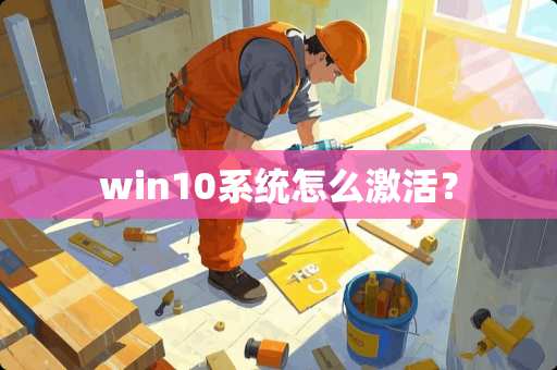 win10系统怎么激活？