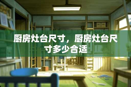 厨房灶台尺寸，厨房灶台尺寸多少合适