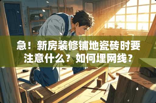 急！新房装修铺地瓷砖时要注意什么？如何埋网线？
