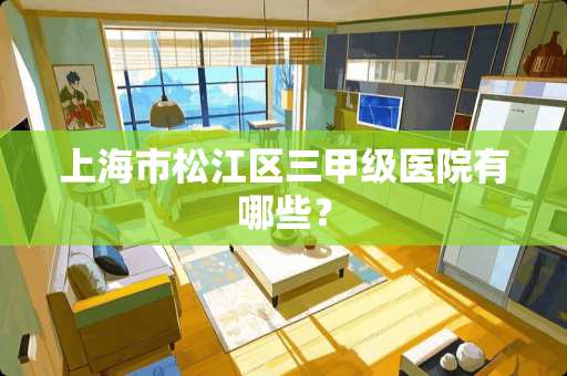 上海市松江区三甲级医院有哪些？