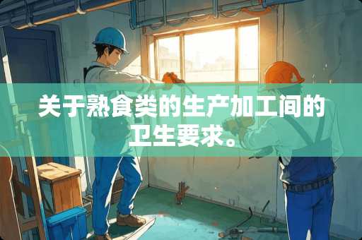 关于熟食类的生产加工间的卫生要求。