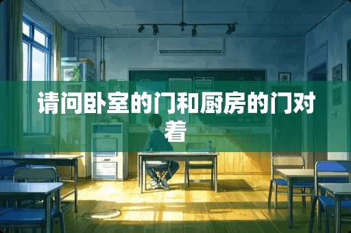 请问卧室的门和厨房的门对着