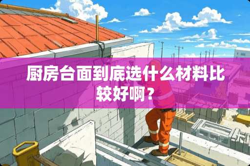 厨房台面到底选什么材料比较好啊？