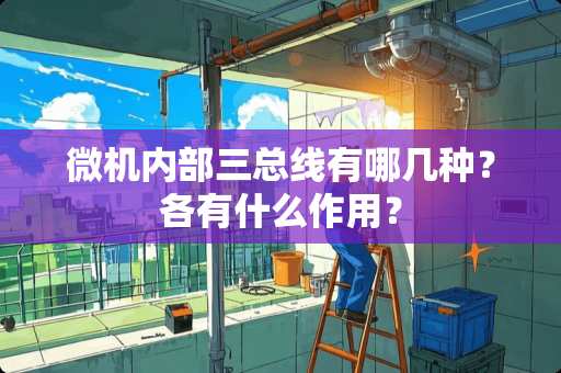 微机内部三总线有哪几种？各有什么作用？