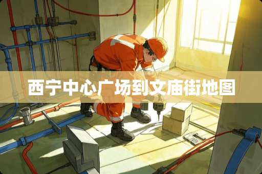 西宁中心广场到文庙街地图