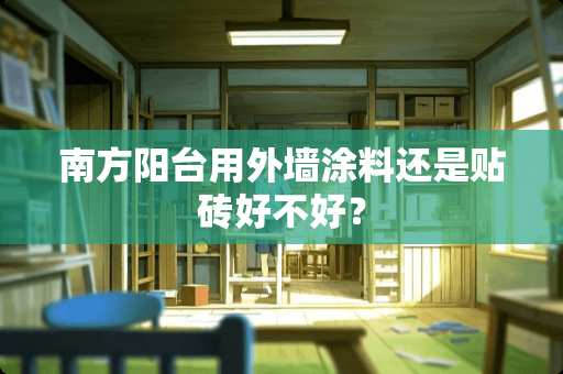 南方阳台用外墙涂料还是贴砖好不好？
