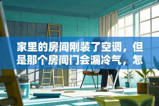 家里的房间刚装了空调，但是那个房间门会漏冷气，怎么办？