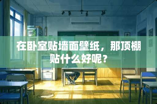 在卧室贴墙面壁纸，那顶棚贴什么好呢？