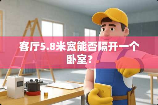 客厅5.8米宽能否隔开一个卧室？