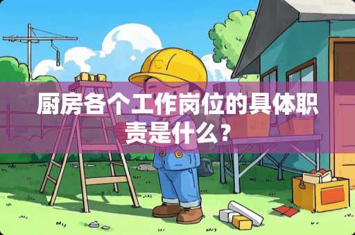 厨房各个工作岗位的具体职责是什么？