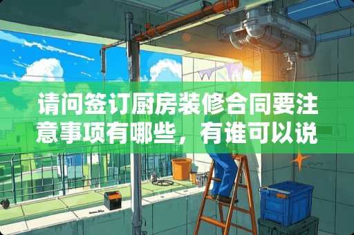 请问签订厨房装修合同要注意事项有哪些，有谁可以说说看？