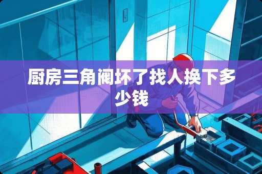 厨房三角阀坏了找人换下多少钱
