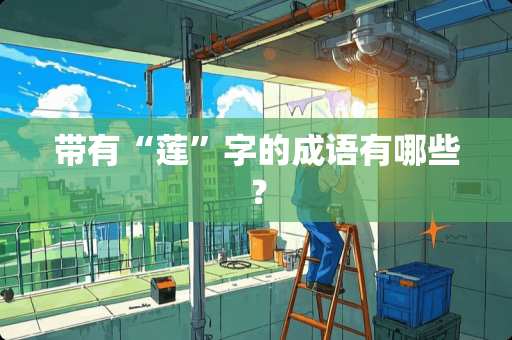 带有“莲”字的成语有哪些？