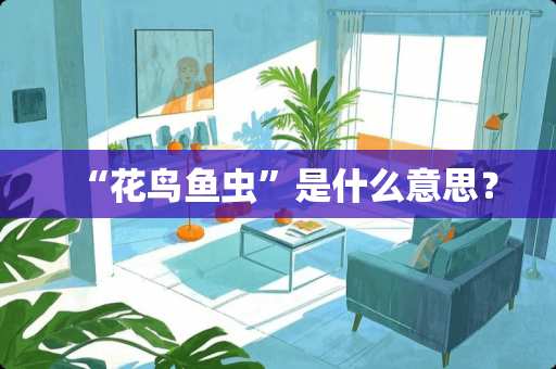 “花鸟鱼虫”是什么意思？