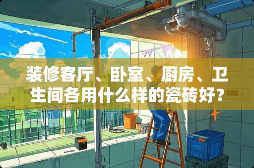 装修客厅、卧室、厨房、卫生间各用什么样的瓷砖好？