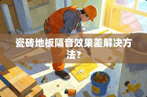 瓷砖地板隔音效果差解决方法？