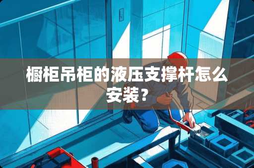 橱柜吊柜的液压支撑杆怎么安装？