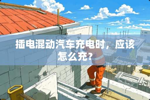 插电混动汽车充电时，应该怎么充？