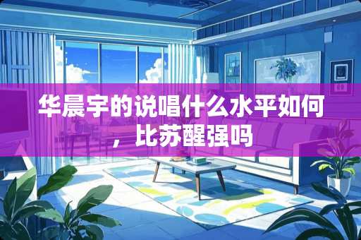 华晨宇的说唱什么水平如何，比苏醒强吗