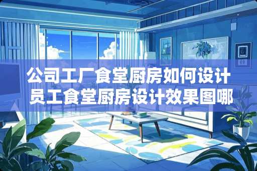 公司工厂食堂厨房如何设计 员工食堂厨房设计效果图哪里有