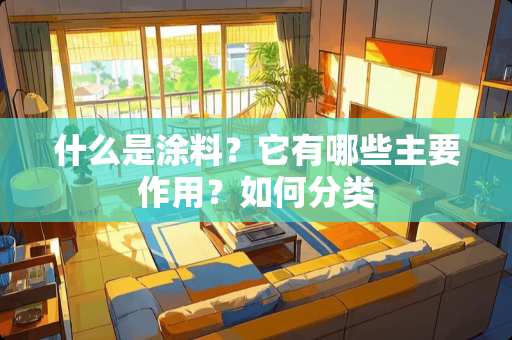 什么是涂料？它有哪些主要作用？如何分类