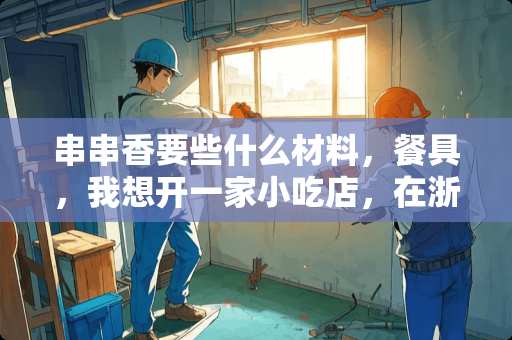 串串香要些什么材料，餐具，我想开一家小吃店，在浙江，口味麻辣为主？