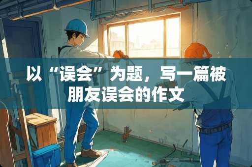 以“误会”为题，写一篇被朋友误会的作文