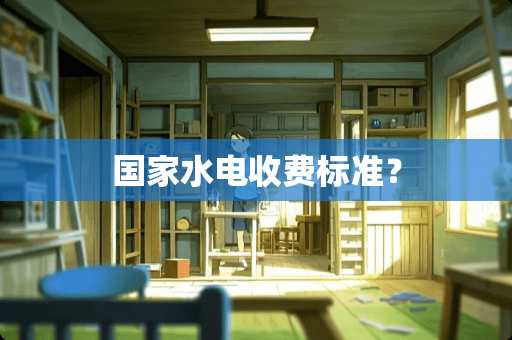 国家水电收费标准？