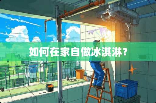 如何在家自做冰淇淋？