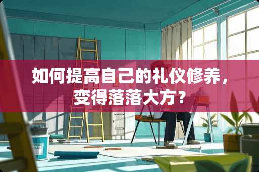 如何提高自己的礼仪修养，变得落落大方？