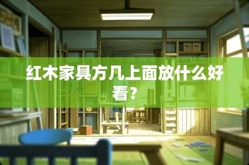 红木家具方几上面放什么好看？