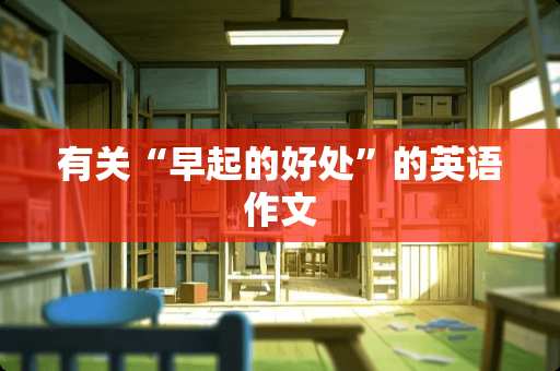 有关“早起的好处”的英语作文