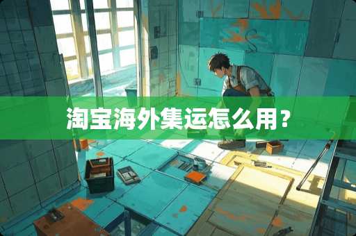 淘宝海外集运怎么用？