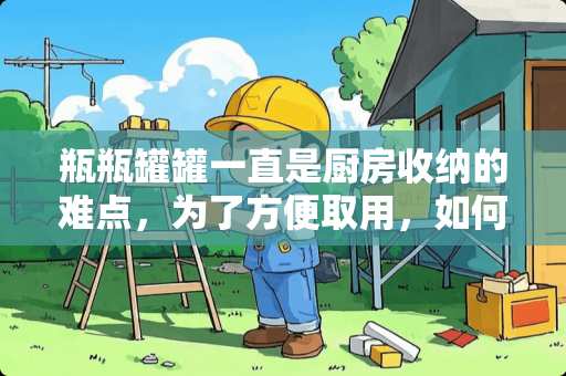 瓶瓶罐罐一直是厨房收纳的难点，为了方便取用，如何在厨房更好地摆放调料？