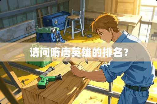 请问隋唐英雄的排名？