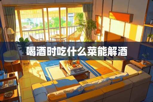 喝酒时吃什么菜能解酒