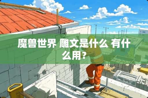 魔兽世界 雕文是什么 有什么用？