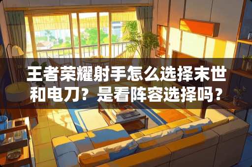王者荣耀射手怎么选择末世和电刀？是看阵容选择吗？