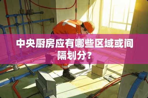 中央厨房应有哪些区域或间隔划分？