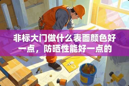 非标大门做什么表面颜色好一点，防晒性能好一点的