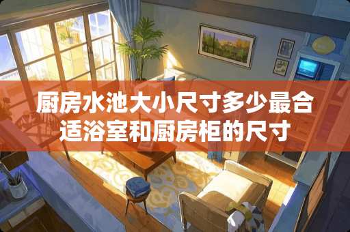 厨房水池大小尺寸多少最合适浴室和厨房柜的尺寸