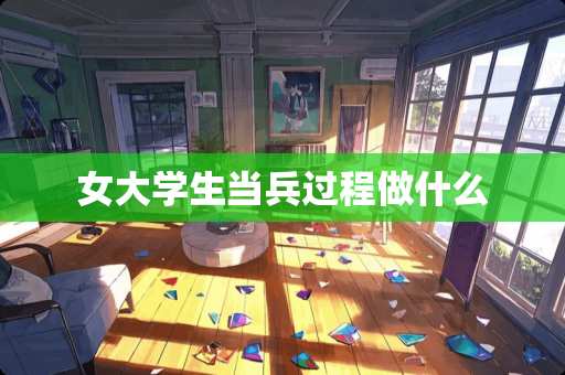 女大学生当兵过程做什么