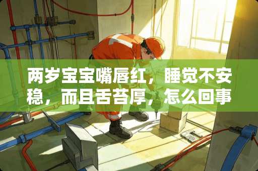 两岁宝宝嘴唇红，睡觉不安稳，而且舌苔厚，怎么回事