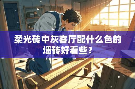 柔光砖中灰客厅配什么色的墙砖好看些？