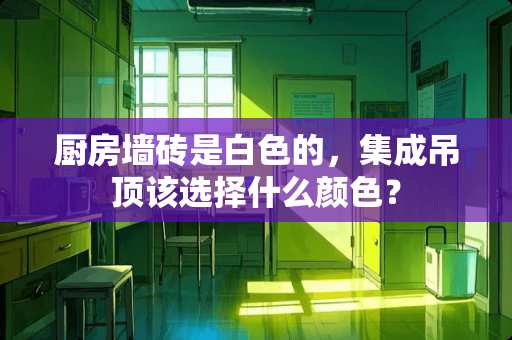 厨房墙砖是白色的，集成吊顶该选择什么颜色？