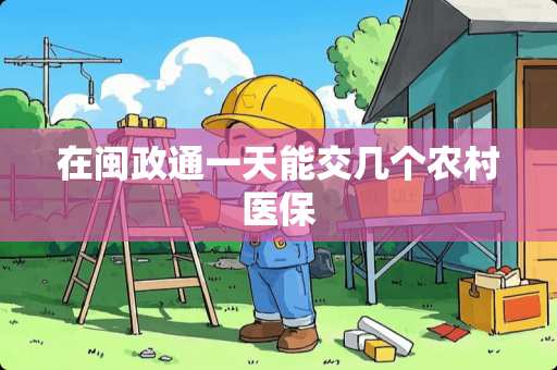 在闽政通一天能交几个农**保