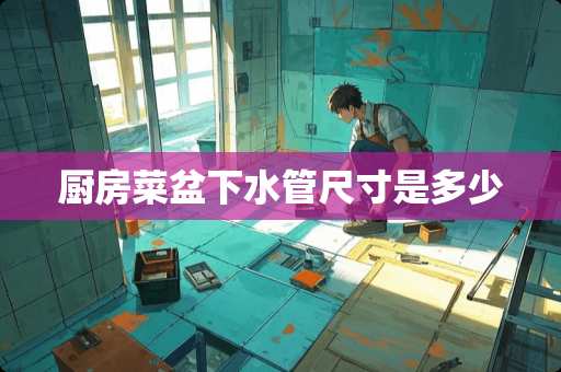 厨房菜盆下水管尺寸是多少