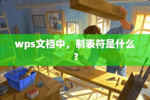 wps文档中，制表符是什么？